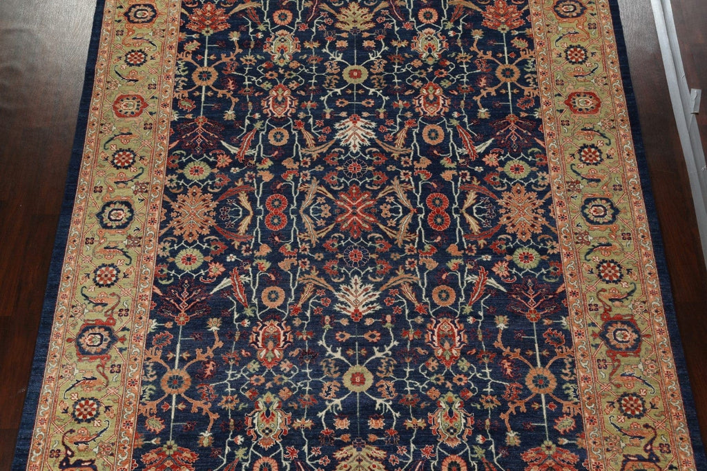 Vegetable Dye Heriz Serapi Wool Area Rug 9x12