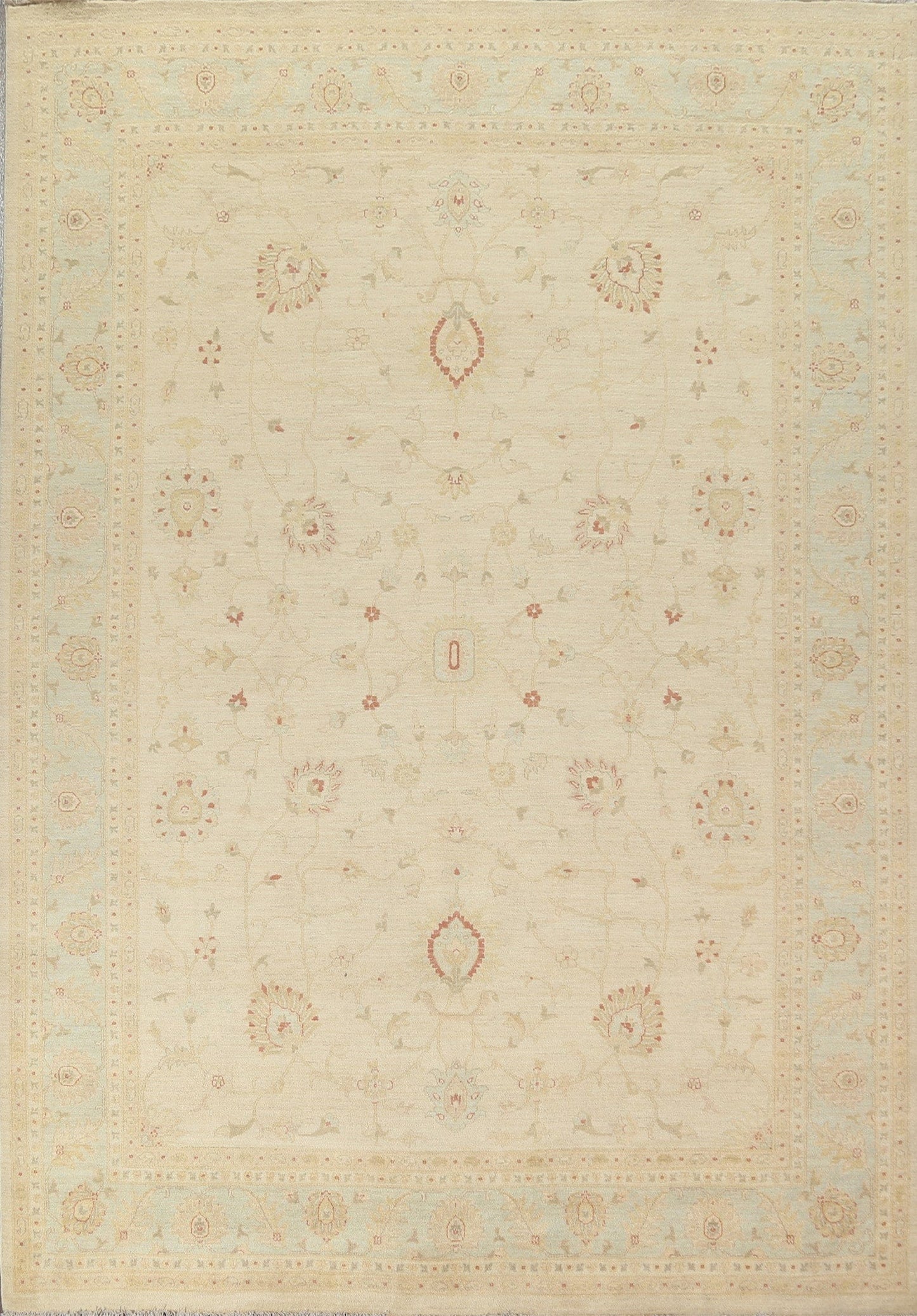 Handmade Oushak Chobi Wool Area Rug 9x12