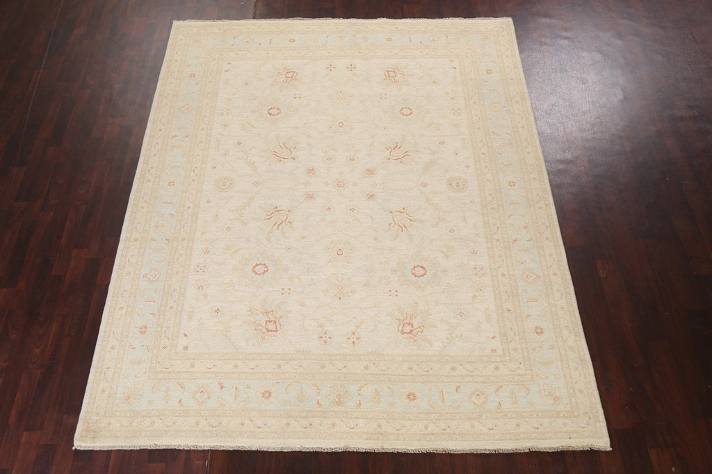 Handmade Oushak Chobi Wool Area Rug 8x10