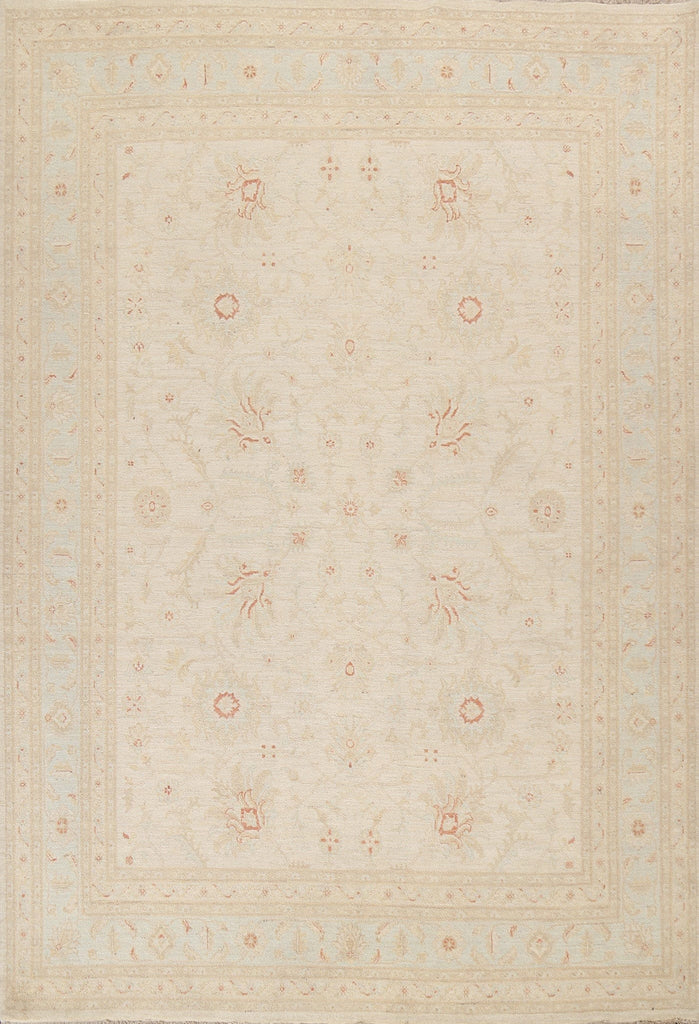 Handmade Oushak Chobi Wool Area Rug 8x10