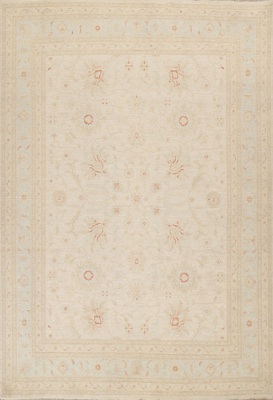 Handmade Oushak Chobi Wool Area Rug 8x10