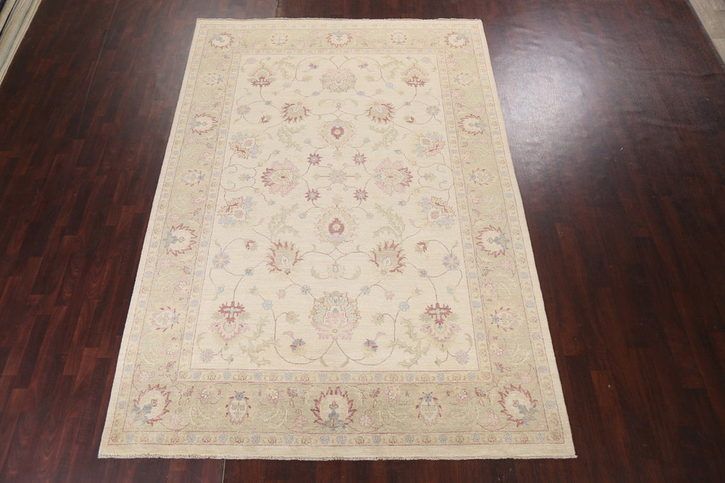 Wool Oushak Chobi Handmade Area Rug 8x12