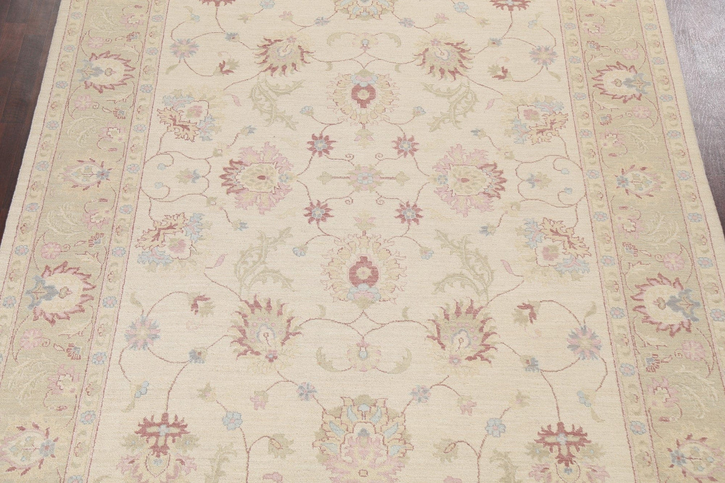 Wool Oushak Chobi Handmade Area Rug 8x12