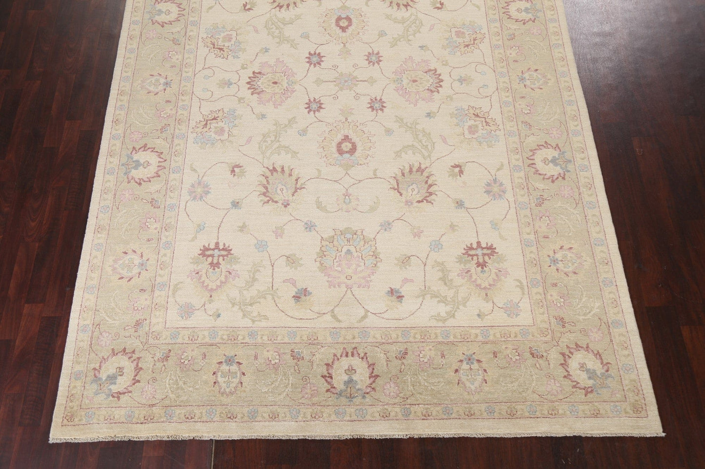 Wool Oushak Chobi Handmade Area Rug 8x12