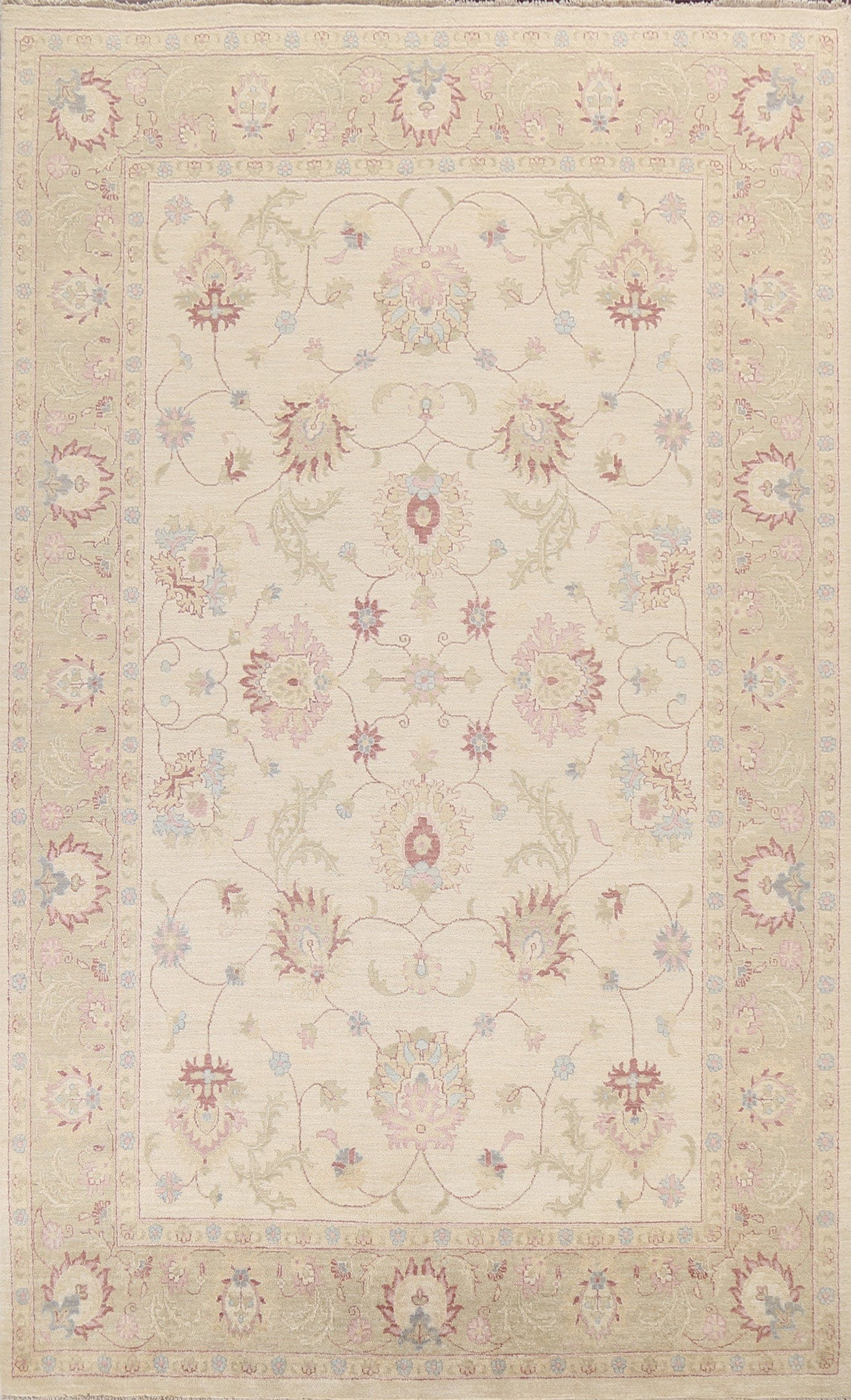 Wool Oushak Chobi Handmade Area Rug 8x12