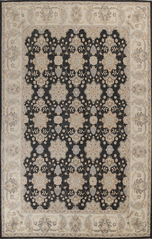 Handmade Oushak Chobi Wool Area Rug 9x12