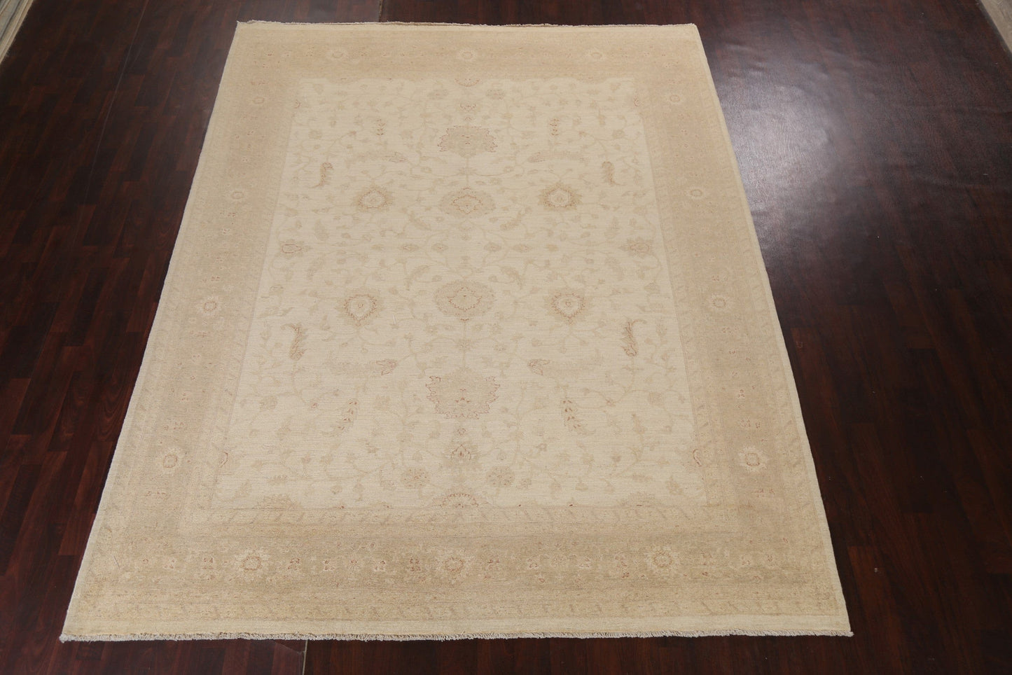 Wool Oushak Chobi Handmade Area Rug 9x11