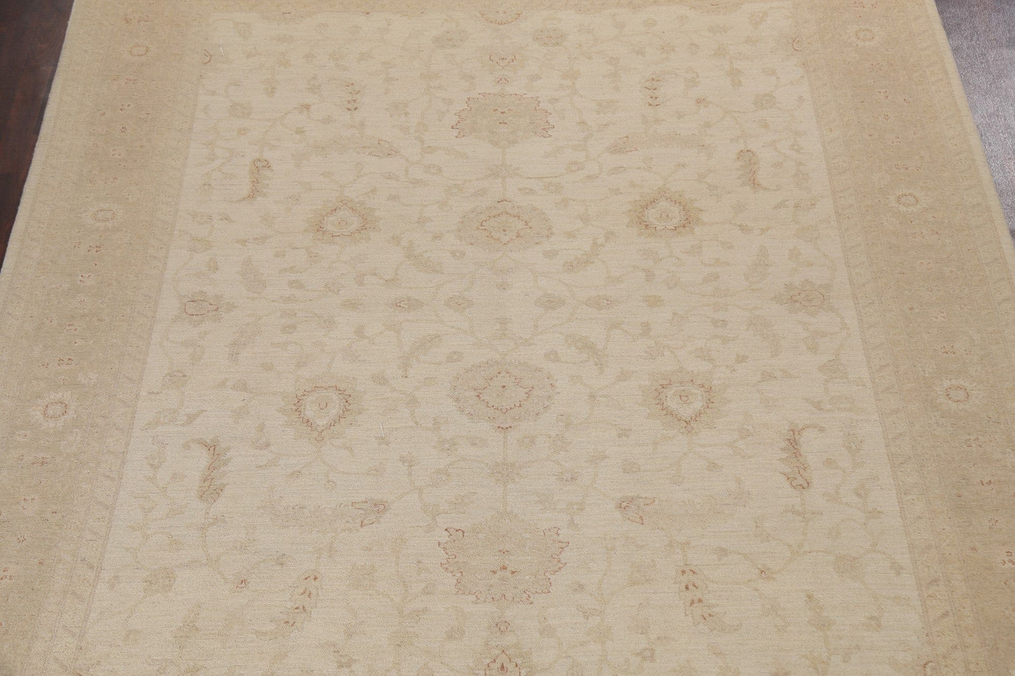 Wool Oushak Chobi Handmade Area Rug 9x11