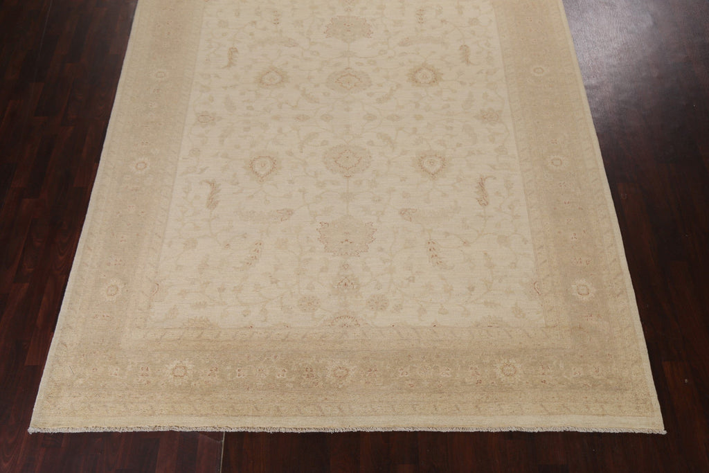 Wool Oushak Chobi Handmade Area Rug 9x11