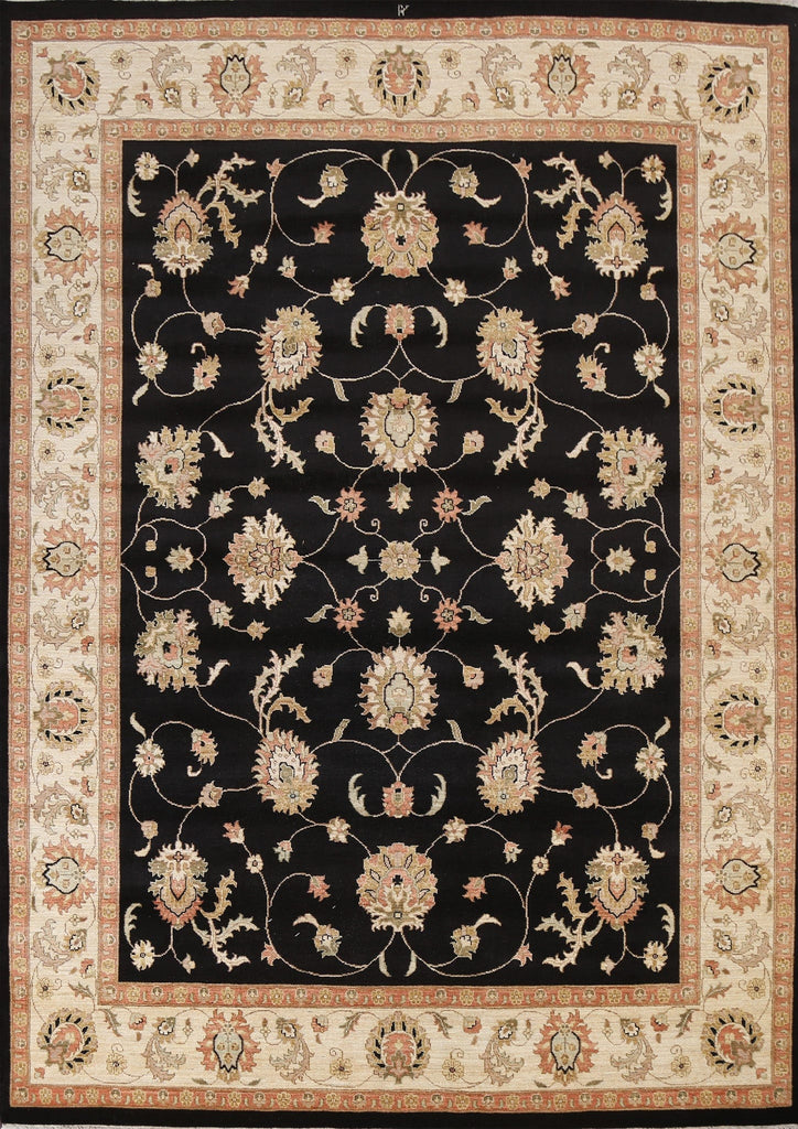 Floral Peshawar Chobi Handmade Wool Rug 8x10