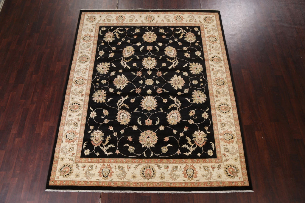 Floral Peshawar Chobi Handmade Wool Rug 8x10