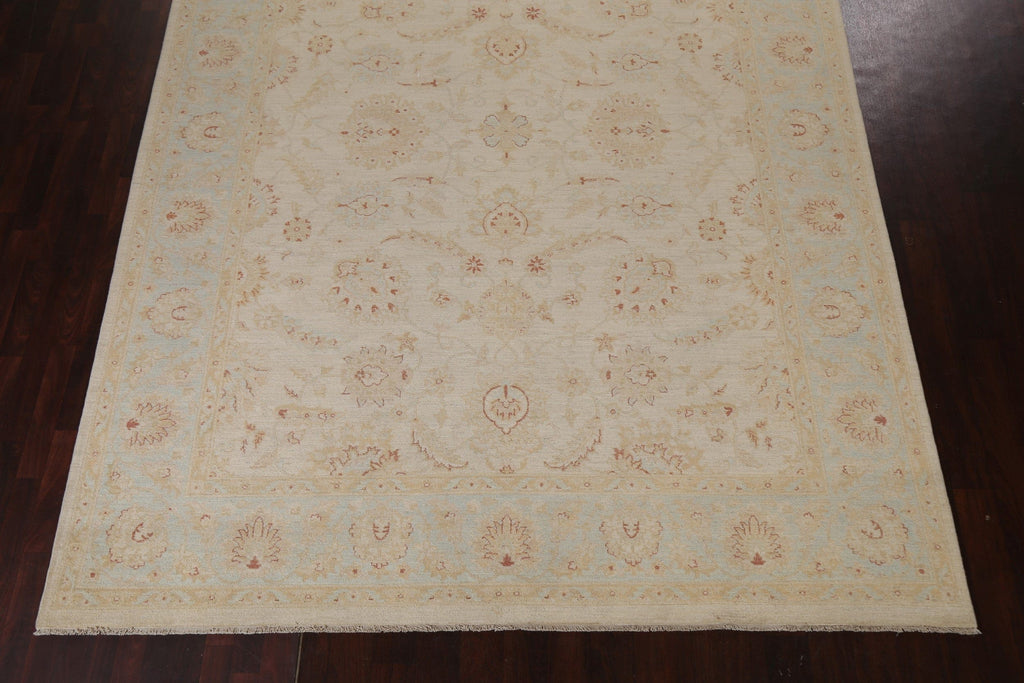 Vegetable Dye Oushak Chobi Wool Area Rug 9x12