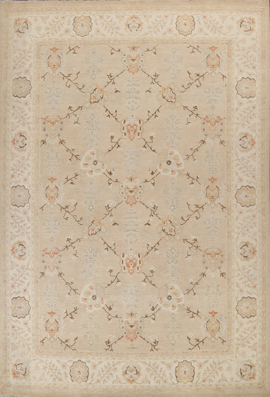 Vegetable Dye Oushak Chobi Wool Area Rug 9x12