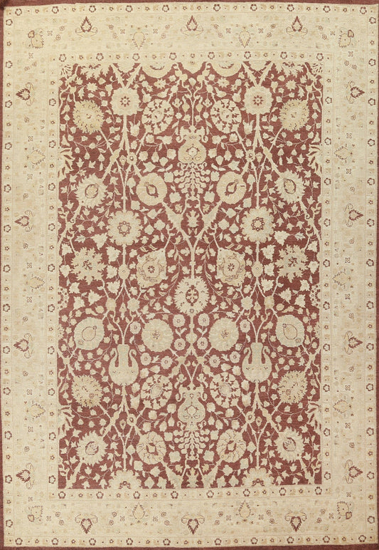 Floral Oushak Chobi Oriental Area Rug 9x12