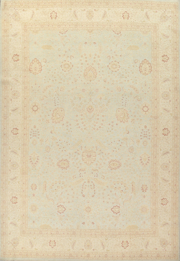 Handmade Oushak Chobi Wool Area Rug 10x13