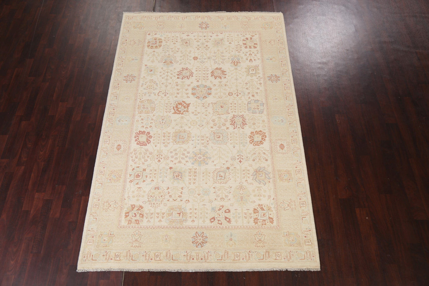 Handmade Peshawar Chobi Wool Area Rug 6x10