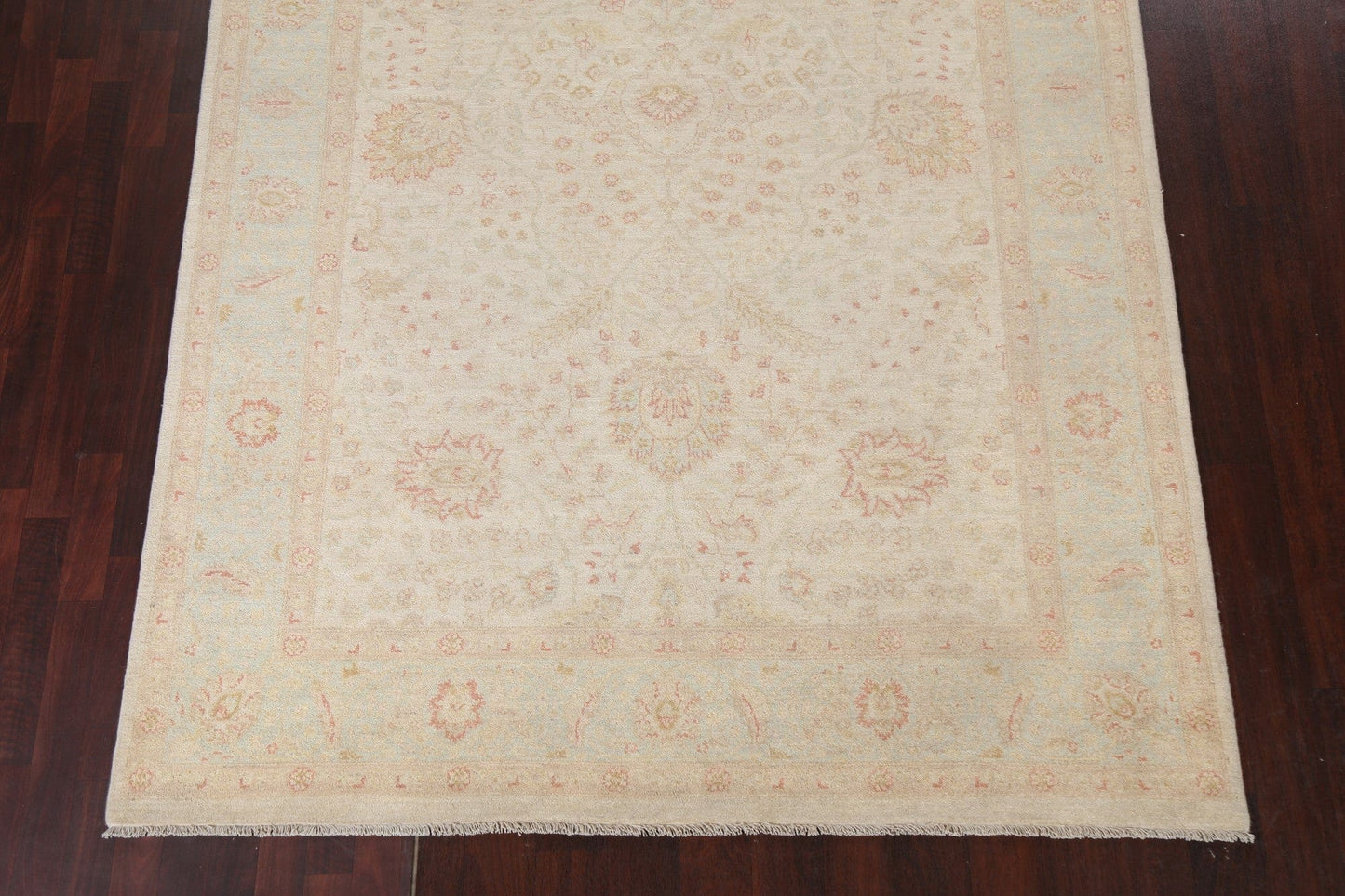 Floral Peshawar Chobi Wool Area Rug 7x10