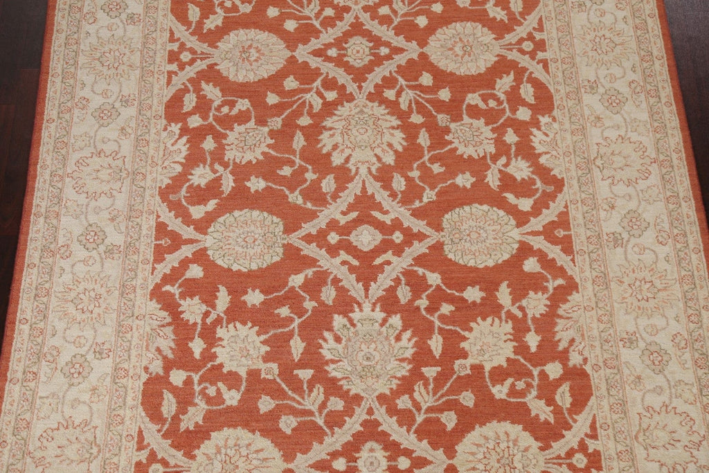 Floral Peshawar Chobi Handmade Area Rug 6x10