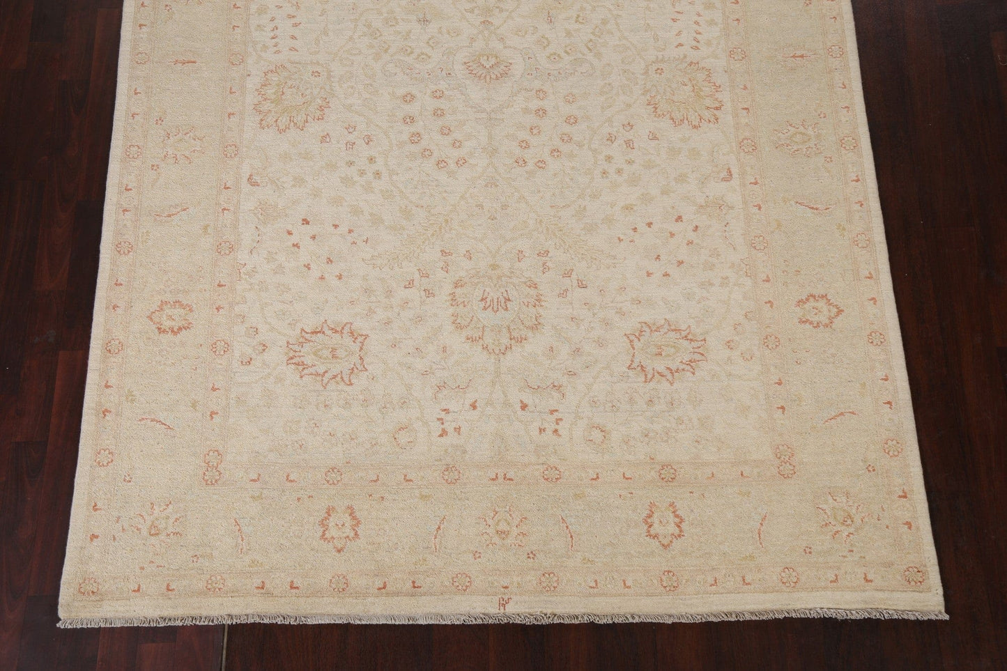 Floral Peshawar Chobi Handmade Area Rug 7x10