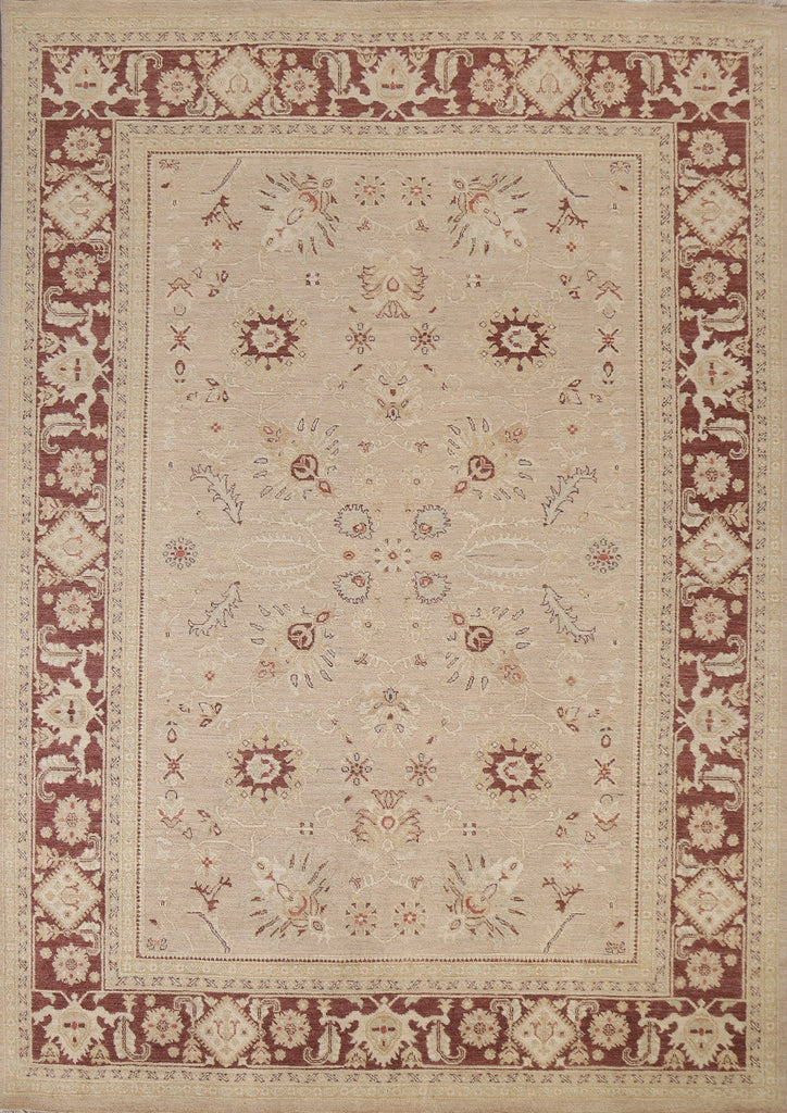 Vegetable Dye Peshawar Chobi Oriental Area Rug 8x10