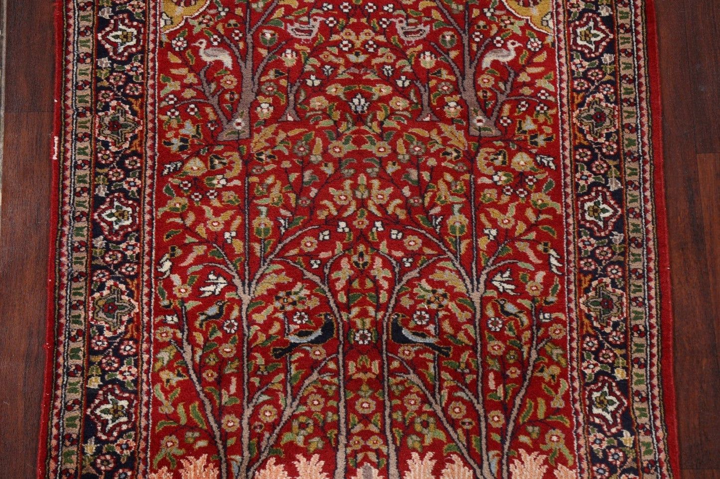 Vegetable Dye Kerman Persian Handmade Wool Rug 3x5