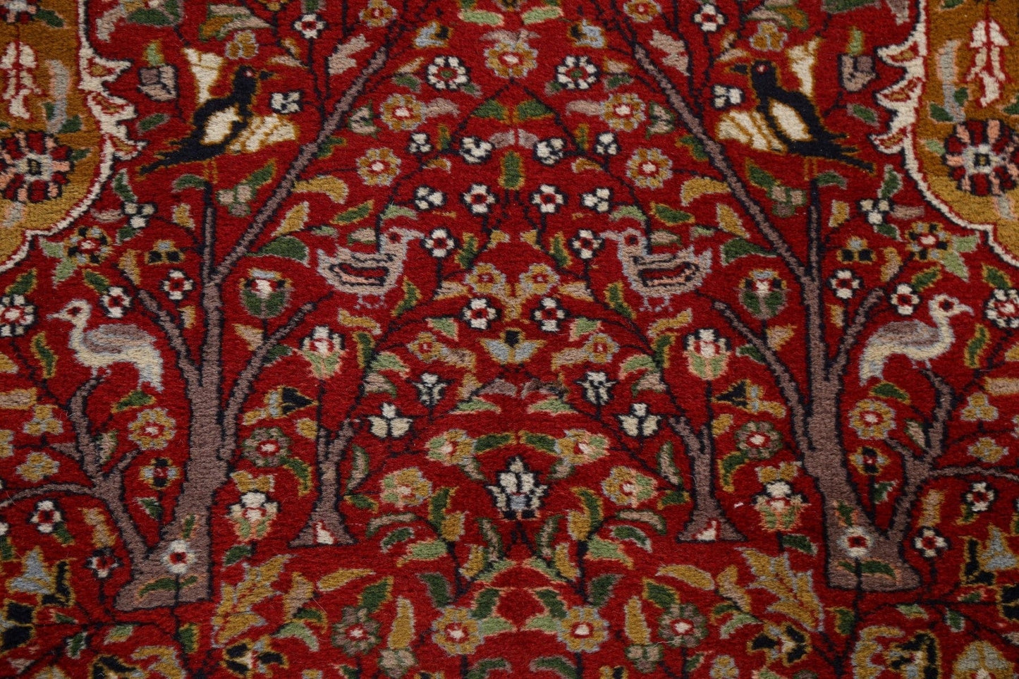 Vegetable Dye Kerman Persian Handmade Wool Rug 3x5