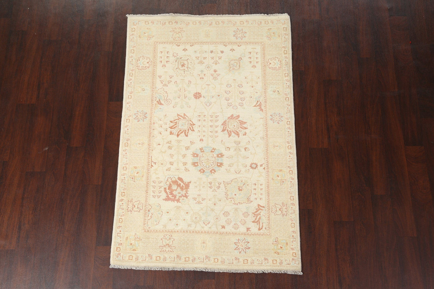 Vegetable Dye Peshawar Chobi Oriental Area Rug 4x6