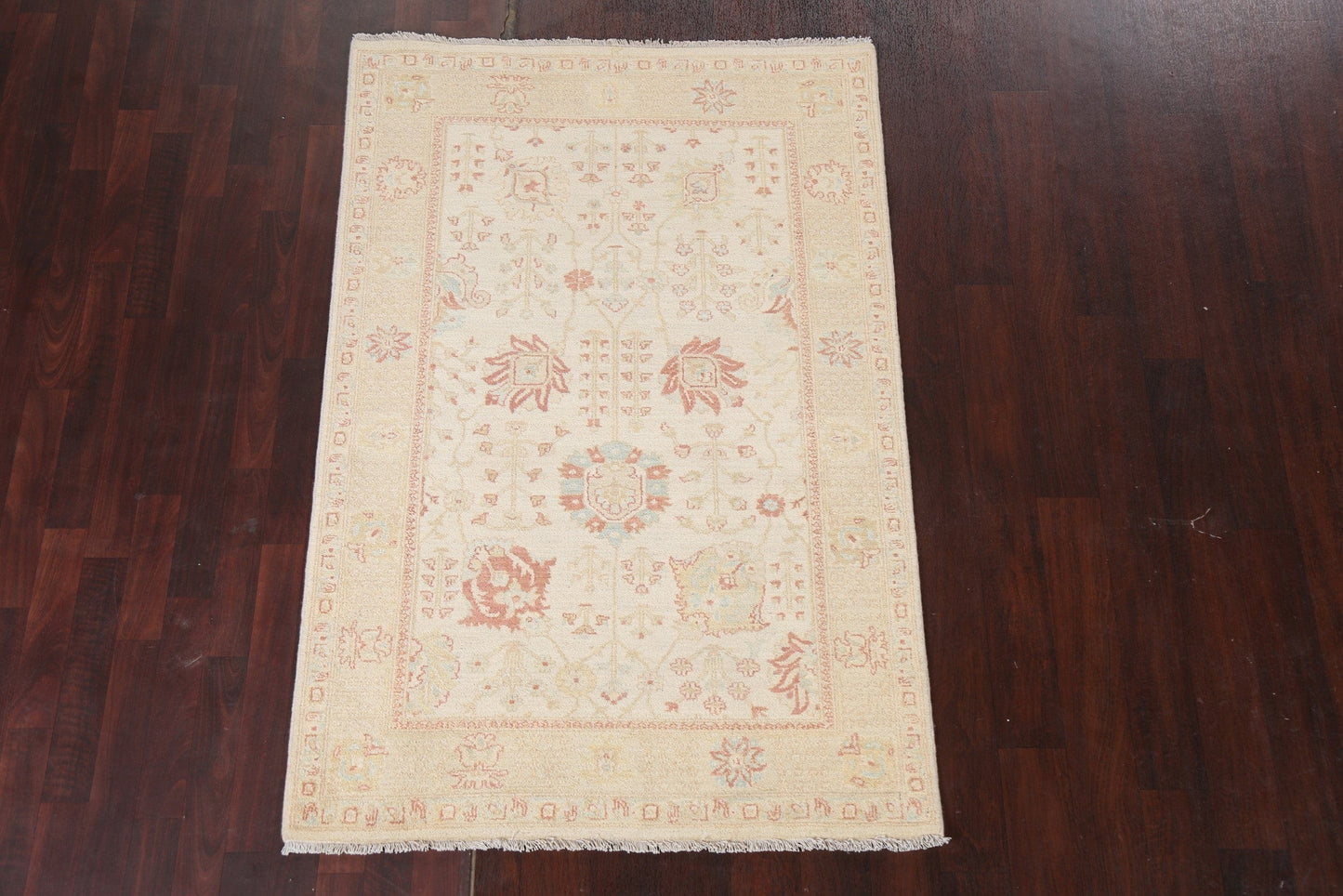 Vegetable Dye Peshawar Chobi Oriental Area Rug 4x6