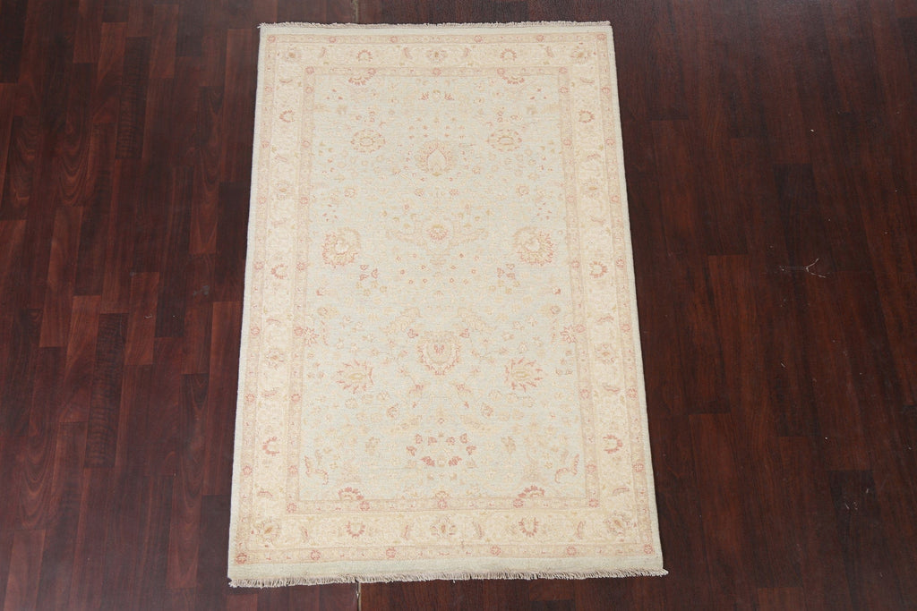 Vegetable Dye Peshawar Chobi Handmade Area Rug 4x6