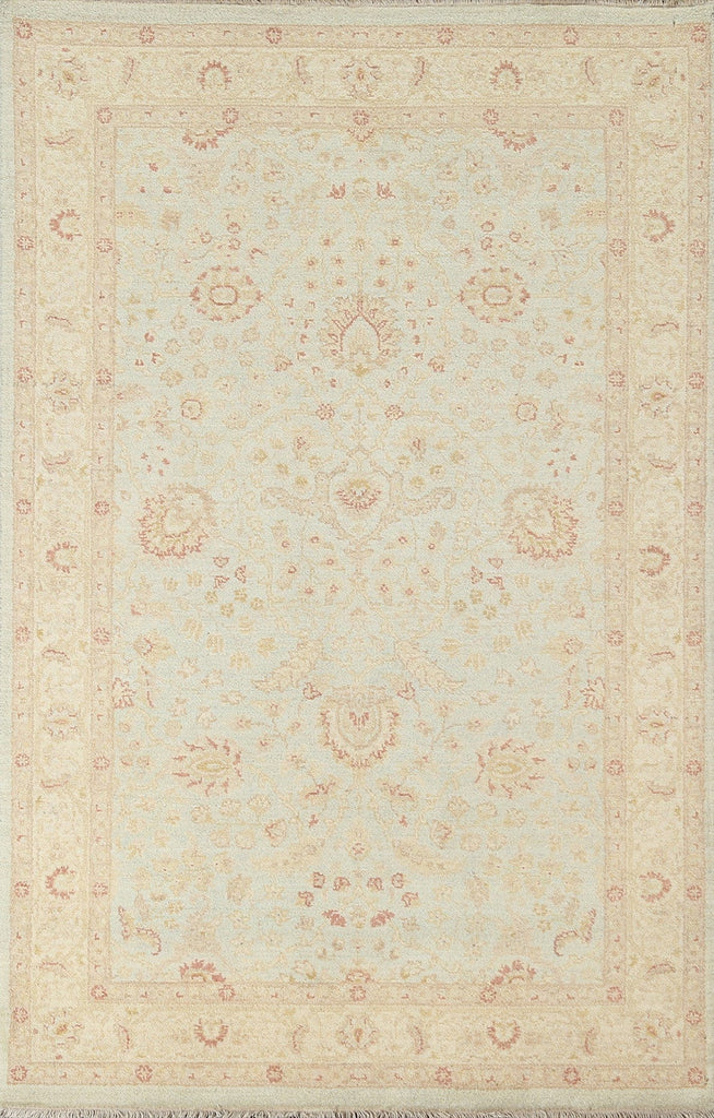 Vegetable Dye Peshawar Chobi Wool Area Rug 4x6