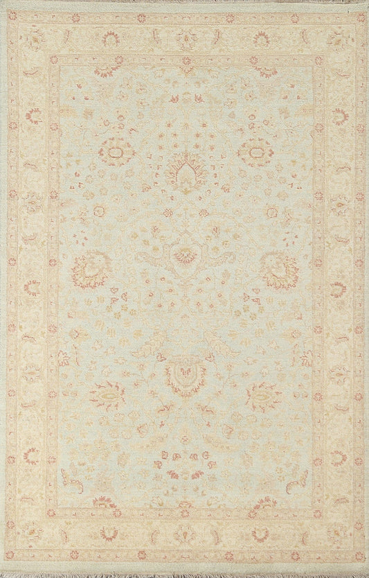 Vegetable Dye Peshawar Chobi Wool Area Rug 4x6