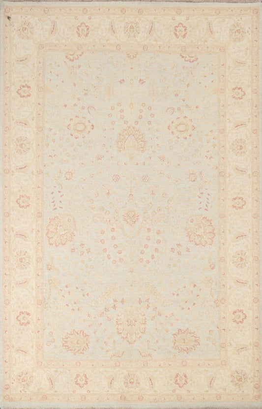 Vegetable Dye Peshawar Chobi Wool Area Rug 6x8