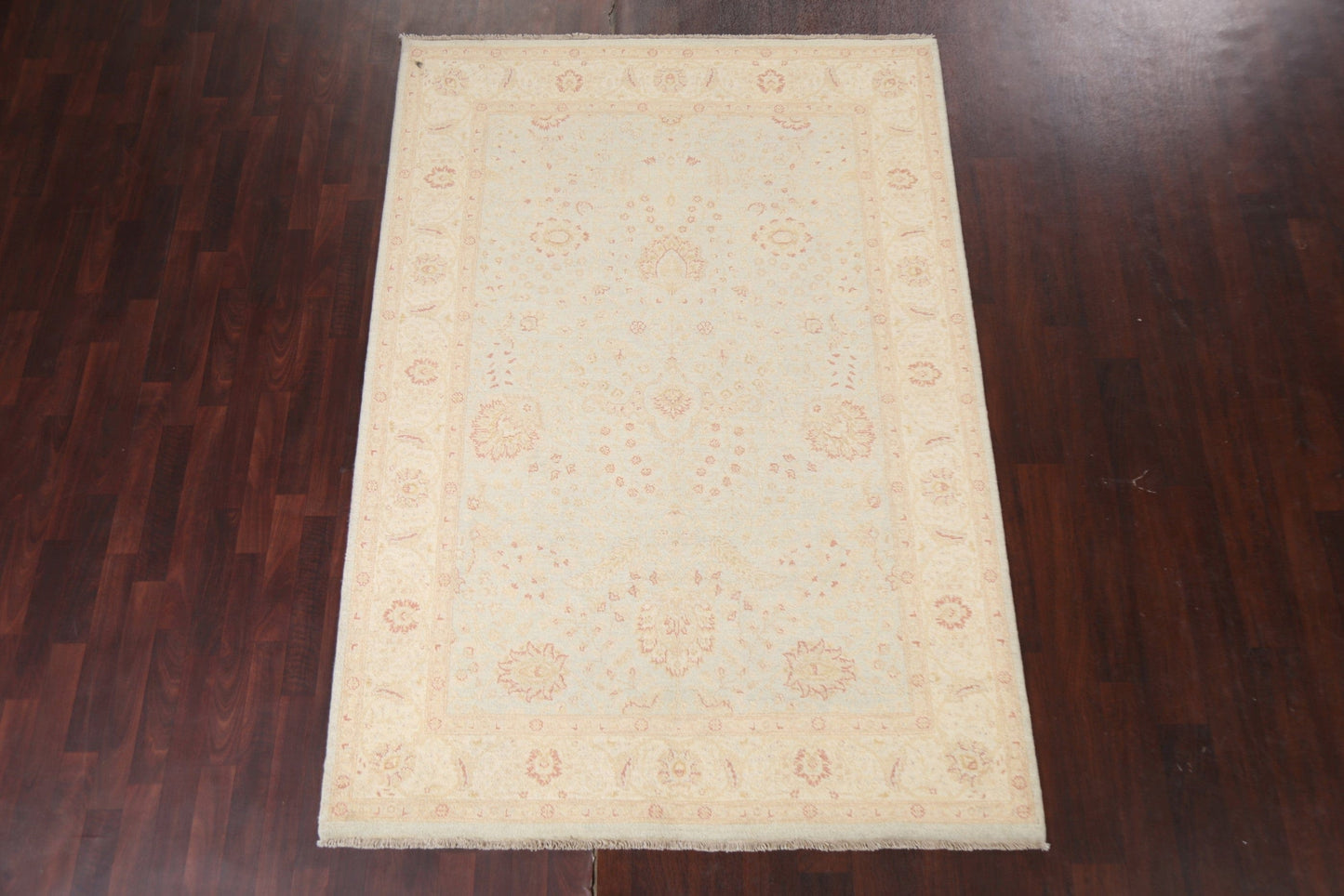 Vegetable Dye Peshawar Chobi Wool Area Rug 6x8