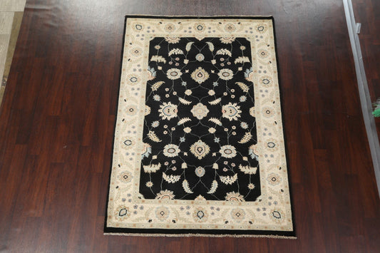 Vegetable Dye Peshawar Chobi Handmade Area Rug 6x8