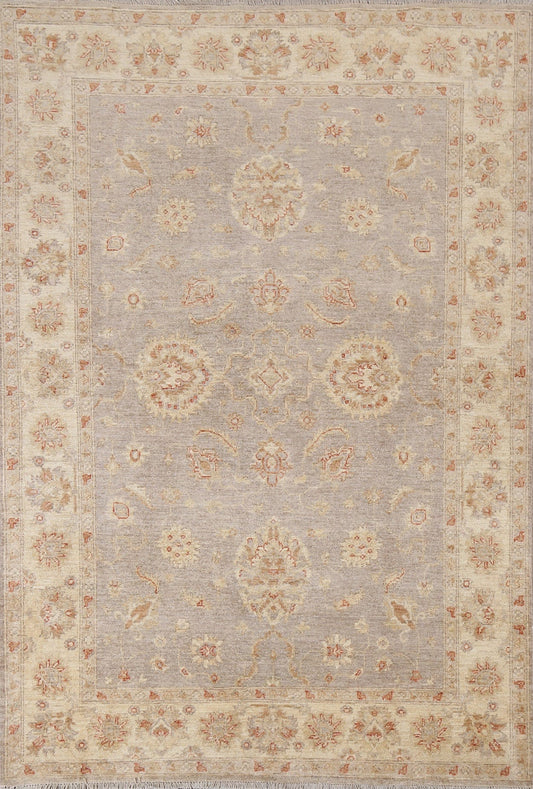 Vegetable Dye Peshawar Chobi Wool Area Rug 5x7