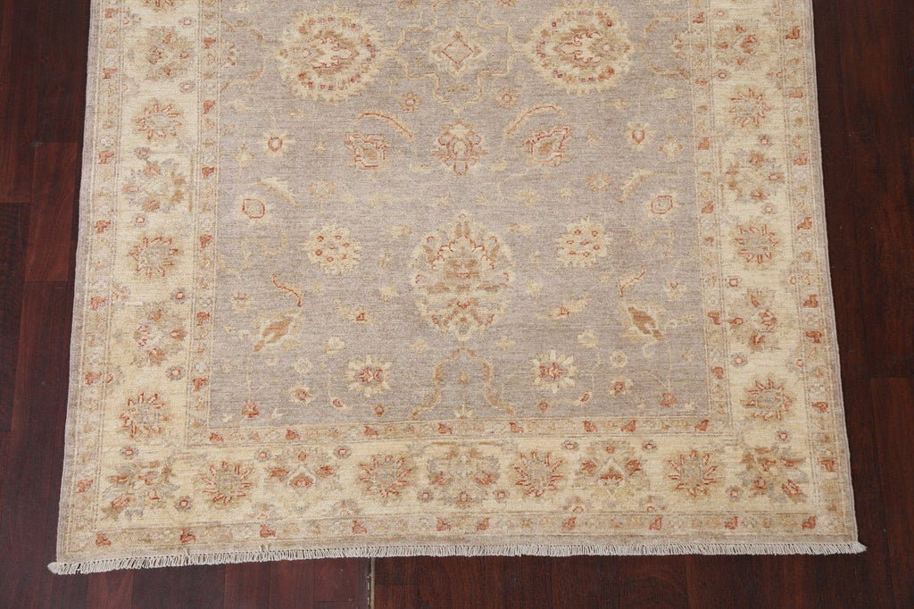 Vegetable Dye Peshawar Chobi Wool Area Rug 5x7