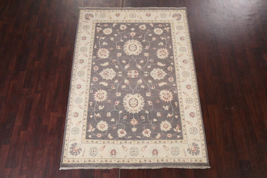 Vegetable Dye Peshawar Chobi Handmade Area Rug 6x8