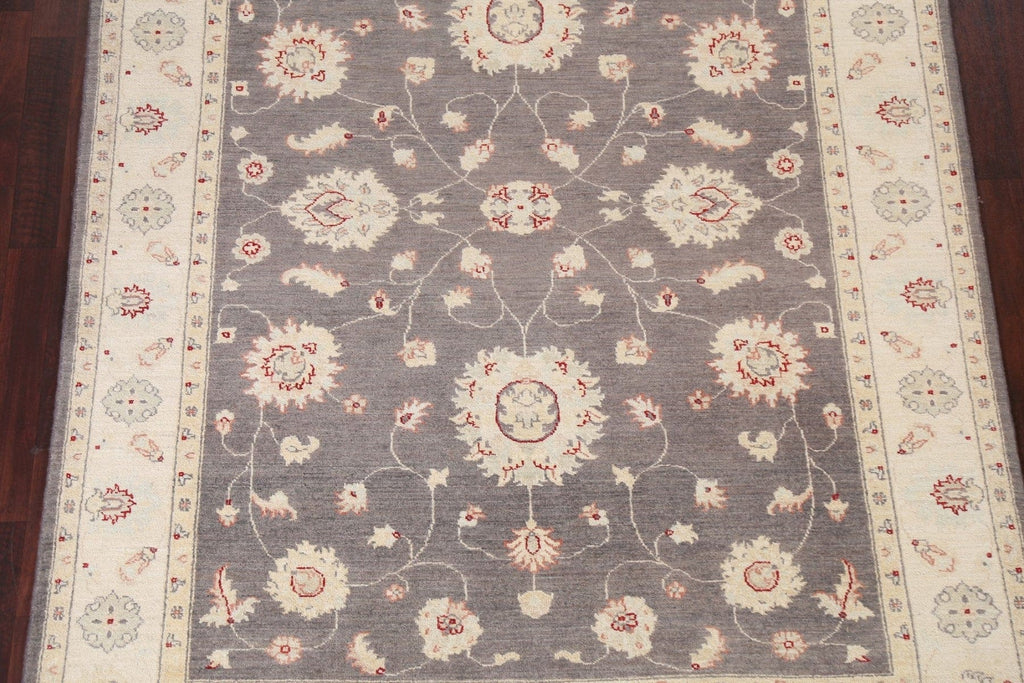 Vegetable Dye Peshawar Chobi Handmade Area Rug 6x8