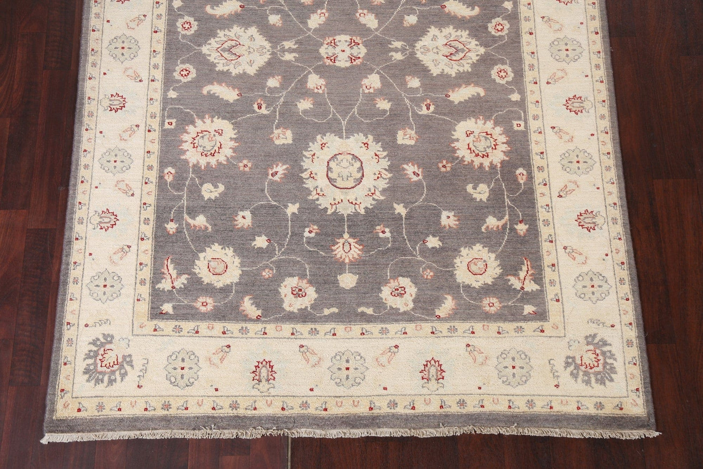 Vegetable Dye Peshawar Chobi Handmade Area Rug 6x8