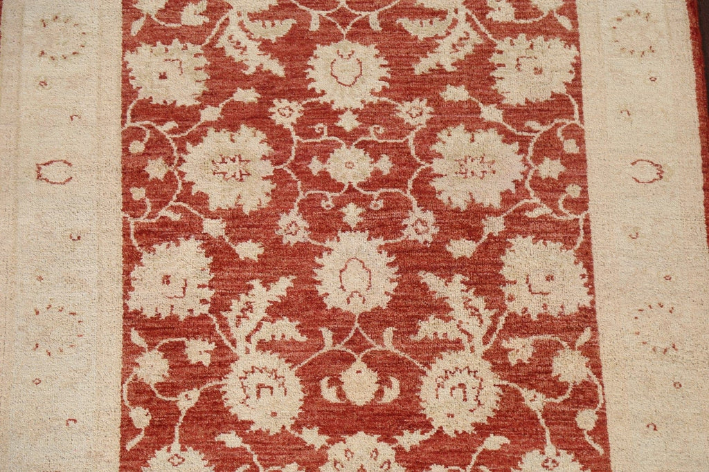 Vegetable Dye Peshawar Chobi Wool Area Rug 4x6