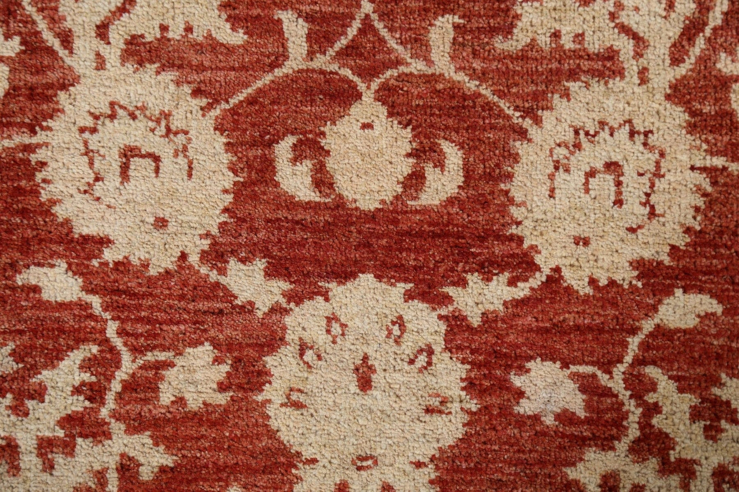 Vegetable Dye Peshawar Chobi Wool Area Rug 4x6