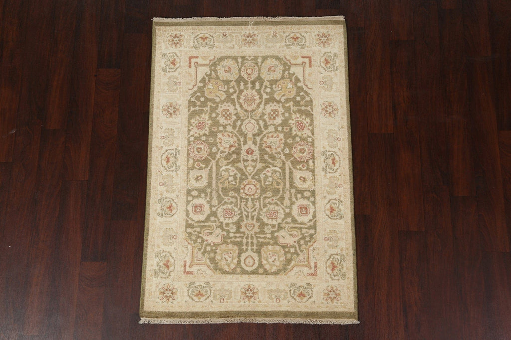 Vegetable Dye Peshawar Chobi Handmade Rug 3x5