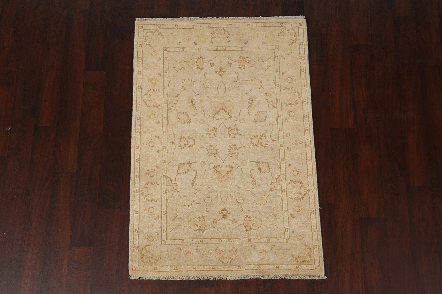 Vegetable Dye Peshawar Chobi Handmade Rug 3x5