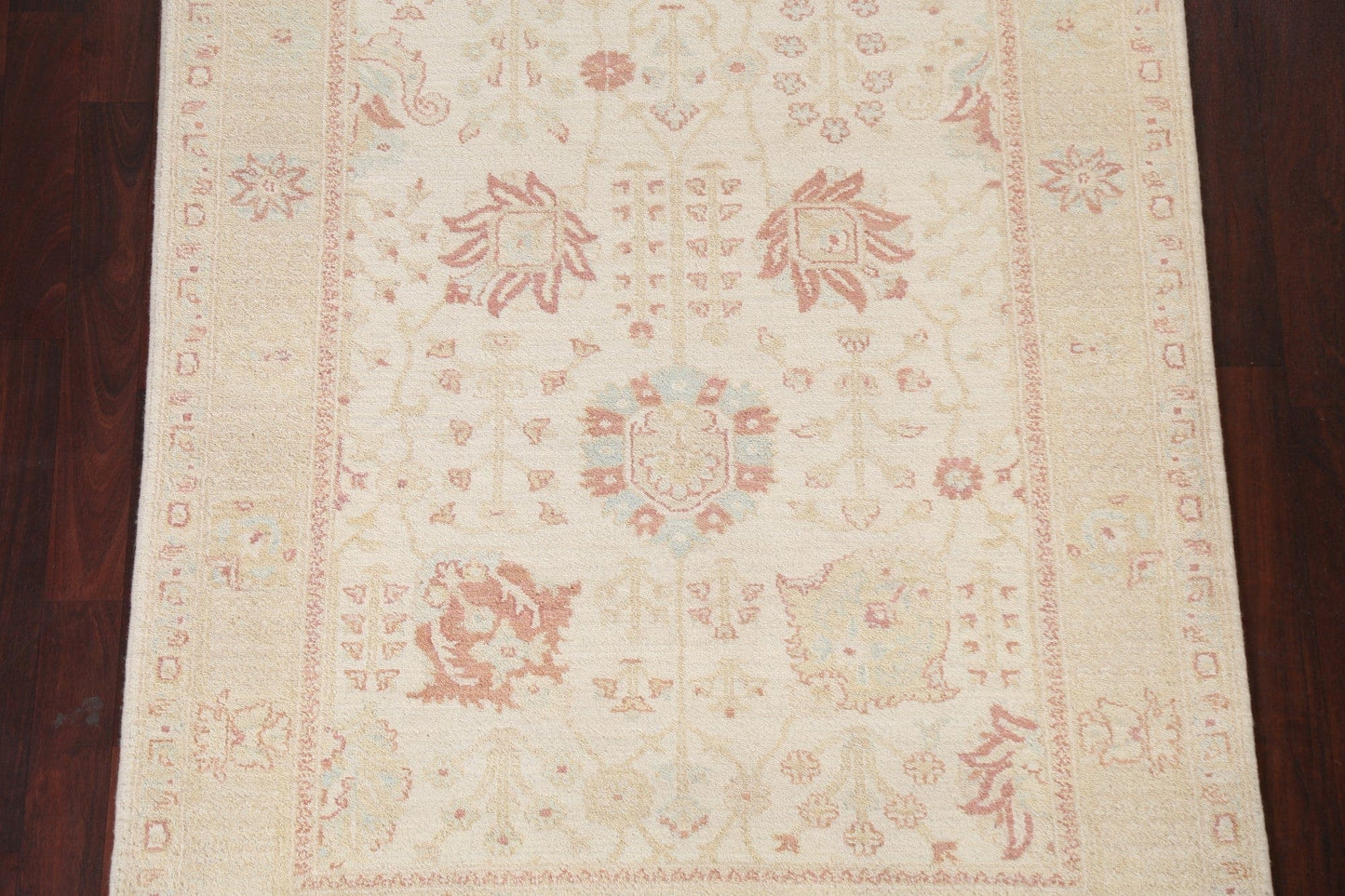 Vegetable Dye Peshawar Chobi Wool Area Rug 4x6