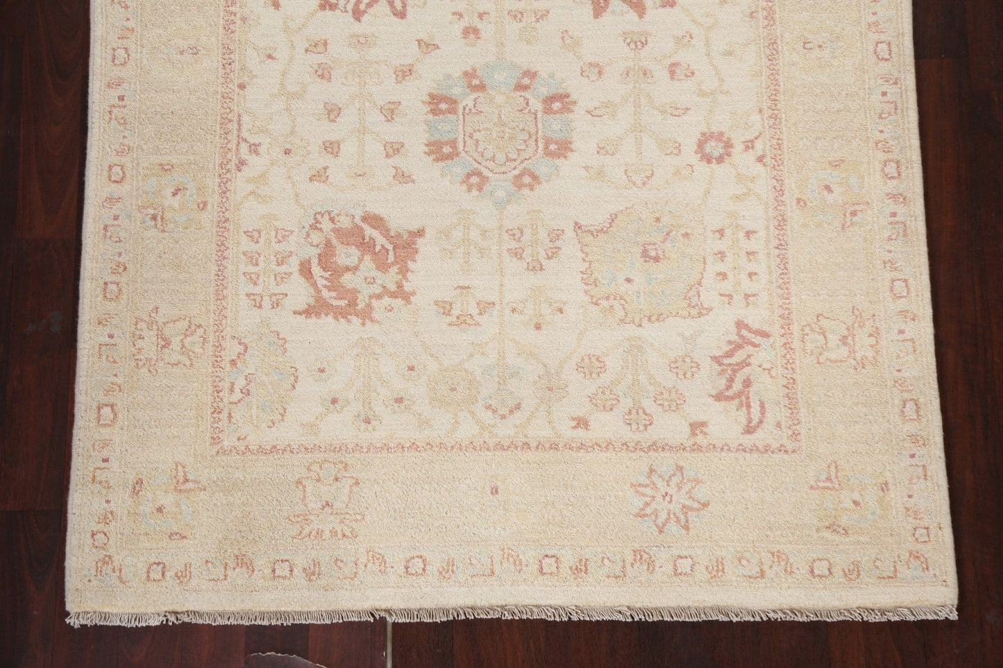 Vegetable Dye Peshawar Chobi Wool Area Rug 4x6