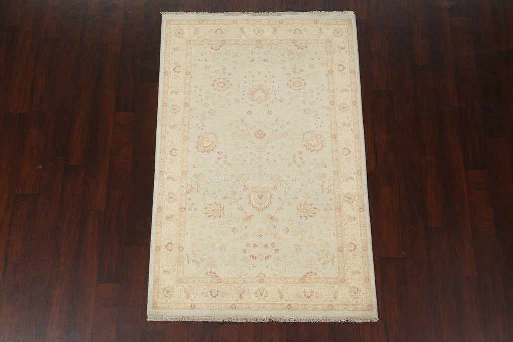 Vegetable Dye Peshawar Chobi Handmade Area Rug 4x6