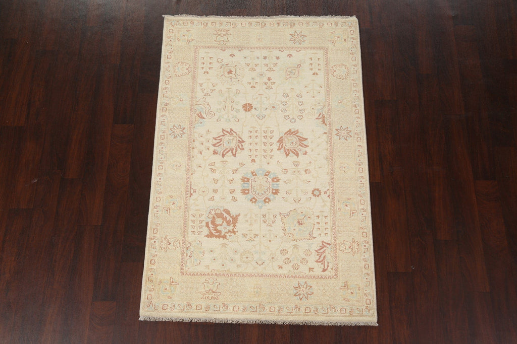 Vegetable Dye Peshawar Chobi Wool Area Rug 4x6