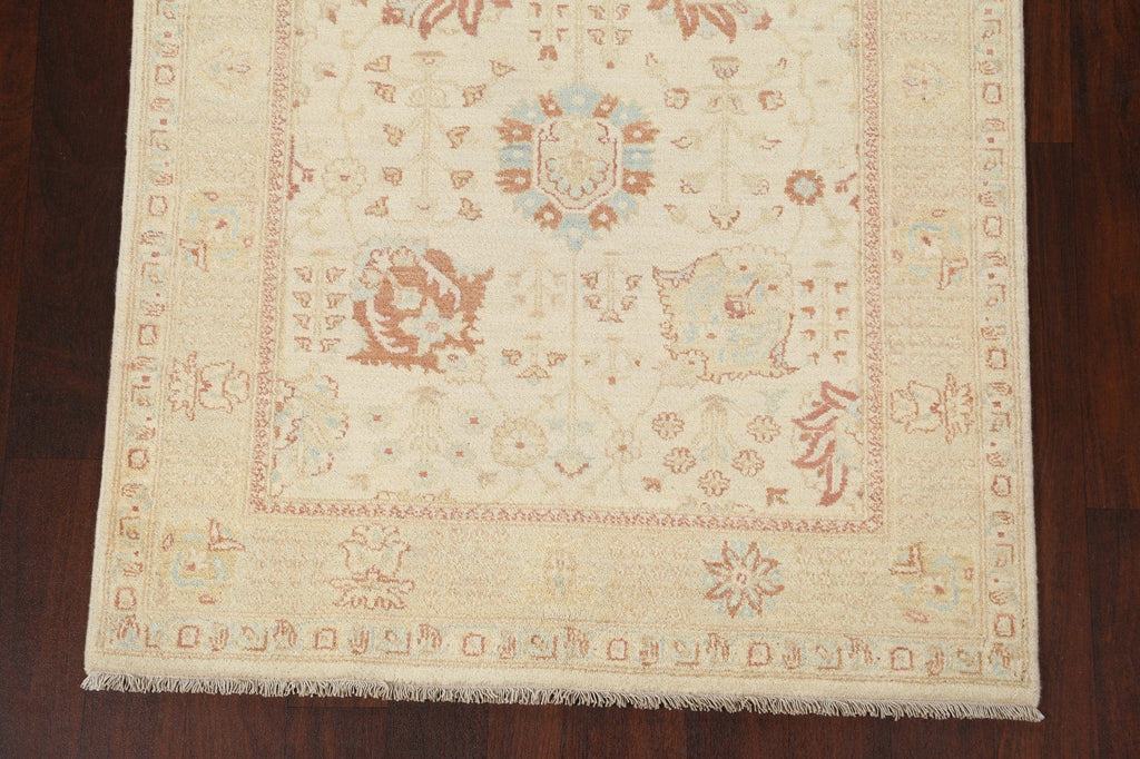 Vegetable Dye Peshawar Chobi Wool Area Rug 4x6