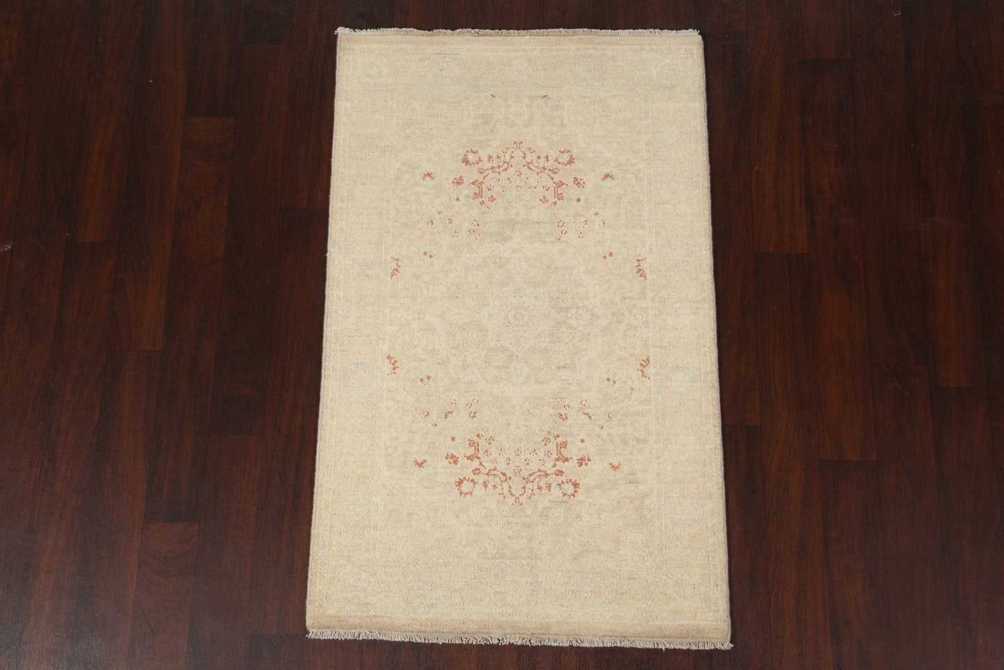 Vegetable Dye Peshawar Chobi Handmade Rug 3x5