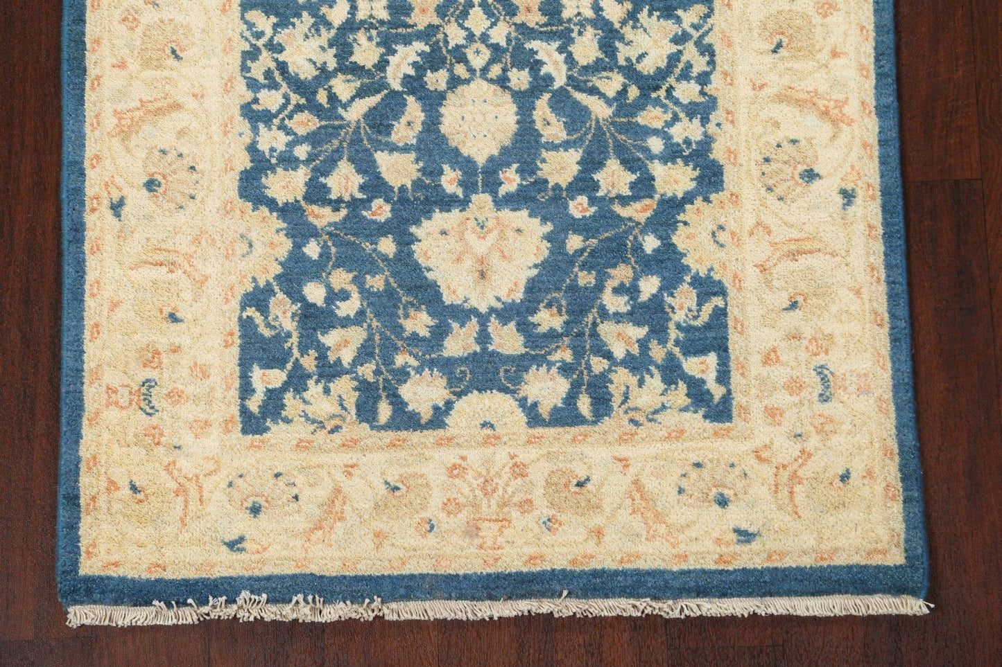 Vegetable Dye Floral Peshawar Chobi Wool Rug 3x5